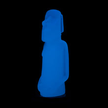 Load image into Gallery viewer, Mini Moai Figure, Glow in the Dark Blue