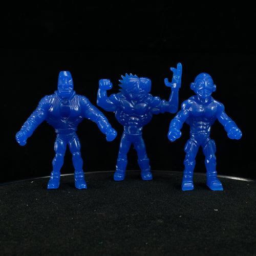 Tiki Melee T.I.K.I. Series 2 figures, Set of 3, UV Future Blue