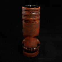 Load image into Gallery viewer, Toothy Tiki Mug, Fire Away with Black Interior Glaze
