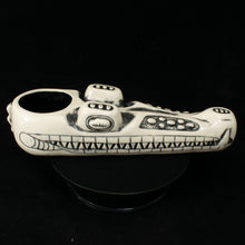 Load image into Gallery viewer, Terrible Tiki Crocodile Mug - Black Wipe away MFG Error