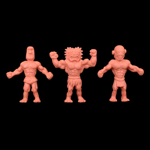 Tiki Melee T.I.K.I. figures, Set of 3, Flesh color