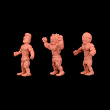 Load image into Gallery viewer, Tiki Melee T.I.K.I. figures, Set of 3, Flesh color