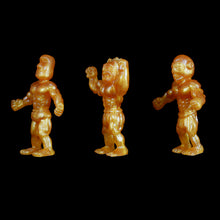 Load image into Gallery viewer, Tiki Melee T.I.K.I. figures, Set of 3, Gold Pearl Color