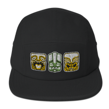 Load image into Gallery viewer, 3 Tiki Camper Style Cap, Black