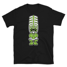 Load image into Gallery viewer, Green Toothy Tiki Black Tee