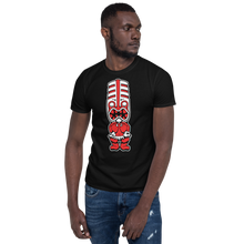 Load image into Gallery viewer, Red Toothy Tiki Black Tee