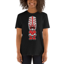 Load image into Gallery viewer, Red Toothy Tiki Black Tee
