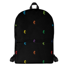 Load image into Gallery viewer, Rainbow Seahorse Backpack
