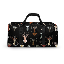 Load image into Gallery viewer, Cephalopod Black Duffle bag
