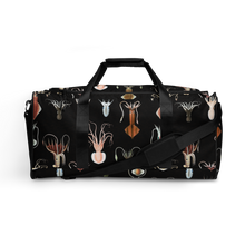 Load image into Gallery viewer, Cephalopod Black Duffle bag