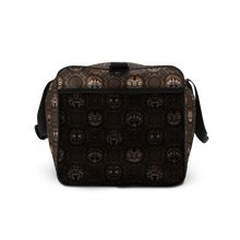 Load image into Gallery viewer, Brown Circular Tiki Pattern Duffle bag