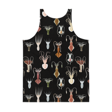 Load image into Gallery viewer, Cephalopod Black Unisex Tank Top