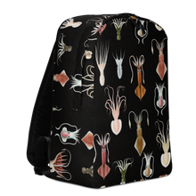 Load image into Gallery viewer, Cephalopod Black Minimalist Backpack