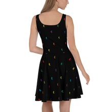 Load image into Gallery viewer, Rainbow Seahorse Skater Dress