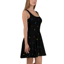 Load image into Gallery viewer, Rainbow Seahorse Skater Dress