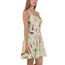 Load image into Gallery viewer, Cephalopod Vintage Skater Dress