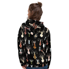 Load image into Gallery viewer, Cephalopod Black Unisex Hoodie