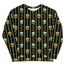 Load image into Gallery viewer, Green Tiki Print Unisex Sweatshirt