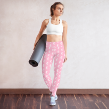 Load image into Gallery viewer, Pink Seahorse Yoga Leggings
