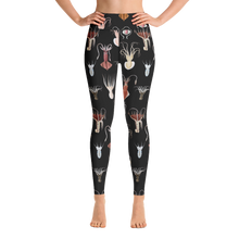 Load image into Gallery viewer, Cephalopod Black Yoga Leggings