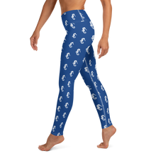 Load image into Gallery viewer, Blue Seahorse Yoga Leggings