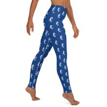 Load image into Gallery viewer, Blue Seahorse Yoga Leggings