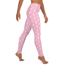 Load image into Gallery viewer, Pink Seahorse Yoga Leggings