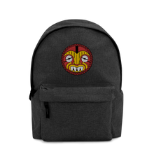 Load image into Gallery viewer, Tikia Face Two Embroidered Backpack