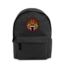 Load image into Gallery viewer, Tiki Face Three Embroidered Backpack
