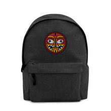 Load image into Gallery viewer, Tiki Face Four Embroidered Backpack