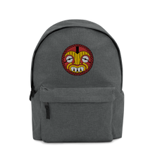 Load image into Gallery viewer, Tikia Face Two Embroidered Backpack