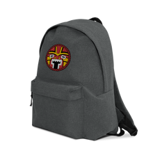 Load image into Gallery viewer, Tiki Face Three Embroidered Backpack