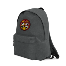Load image into Gallery viewer, Tiki Face Four Embroidered Backpack