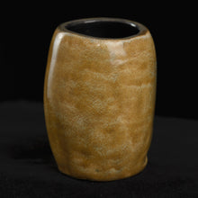 Load image into Gallery viewer, Little Headhunter Tiki Shot Glass, Murky Brown wipe away with Black Interior