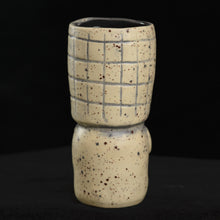 Load image into Gallery viewer, Skeletal Tiki Shot Glass, Tortilla Wipe Away with Black interior