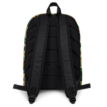 Load image into Gallery viewer, Green Tiki Squares Backpack