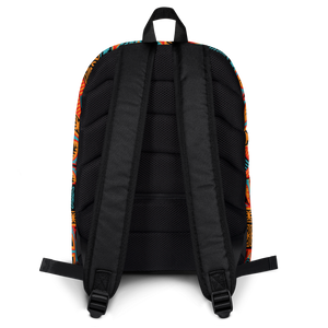 Beach Tiki Squares Backpack