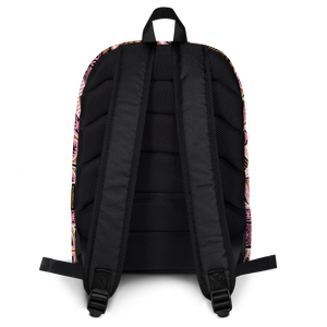 Pink Tiki Squares Backpack