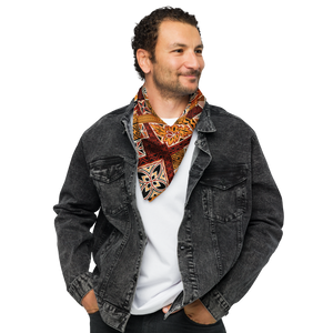 Tiki Squares All-over print bandana