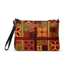 Load image into Gallery viewer, Fiery Tiki Squares Crossbody bag