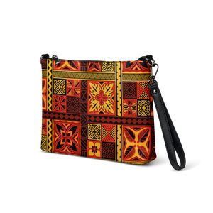 Fiery Tiki Squares Crossbody bag