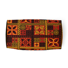 Load image into Gallery viewer, Fiery Tiki Squares Duffle bag