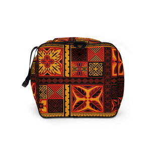 Fiery Tiki Squares Duffle bag