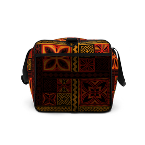 Fiery Tiki Squares Duffle bag