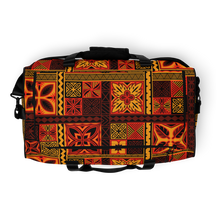 Load image into Gallery viewer, Fiery Tiki Squares Duffle bag