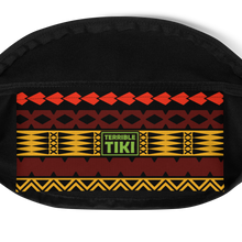 Load image into Gallery viewer, Warm Hued Tiki Striped Fanny Pack