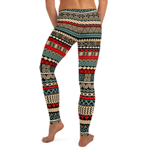 Load image into Gallery viewer, Beach Tiki Striped Leggings