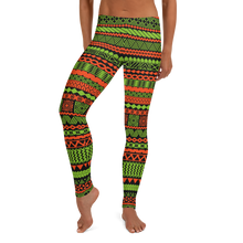 Load image into Gallery viewer, Terrible Tiki Striped Leggings