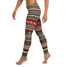 Load image into Gallery viewer, Beach Tiki Striped Leggings