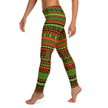 Load image into Gallery viewer, Terrible Tiki Striped Leggings